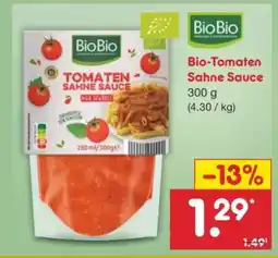 Netto Marken-Discount Bio-Tomaten Sahne Sauce Angebot
