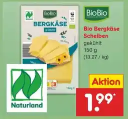 Netto Marken-Discount Bio Bergkäse Scheiben Angebot