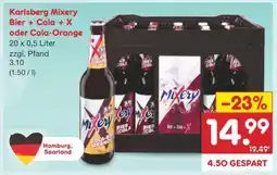 Netto Marken-Discount Karlsberg Mixery Bier + Cola + X oder Cola-Orange Angebot