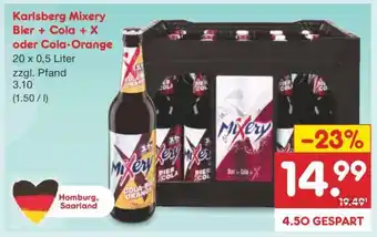 Netto Marken-Discount Karlsberg Mixery Bier + Cola + X oder Cola-Orange Angebot