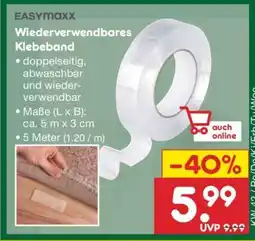 Netto Marken-Discount Wiederverwendbares Klebeband Angebot