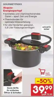 Netto Marken-Discount Aluguss-Energiespartopf Angebot