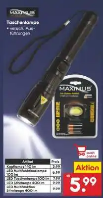 Netto Marken-Discount Taschenlampe Angebot