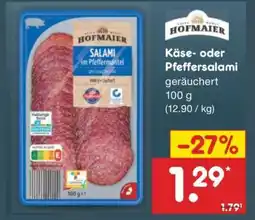 Netto Marken-Discount Käse- oder Pfeffersalami Angebot