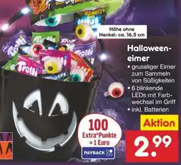 Netto Marken-Discount Halloween Eimer Angebot