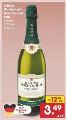 Netto Marken-Discount Schloss Wachenheim Grün Cabinet Sekt Angebot