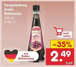 Netto Marken-Discount Hengstenberg Aceto Balsamico Angebot