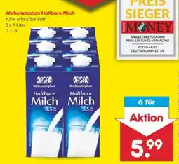 Netto Marken-Discount Weihenstephan Haltbare Milch Angebot