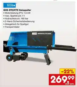 Netto Marken-Discount GHS 370/4TE Holzspalter Angebot