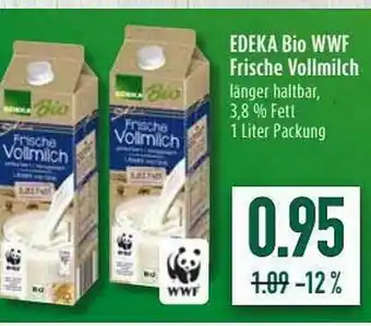 diska Edeka Bio Wwf Frische Vollmilch Angebot