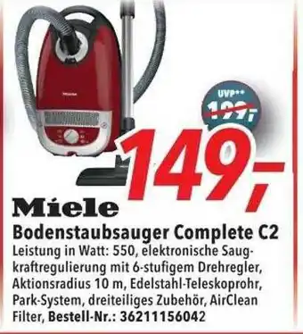 dodenhof Miele Bodenstaubsauger Complete C2 Angebot