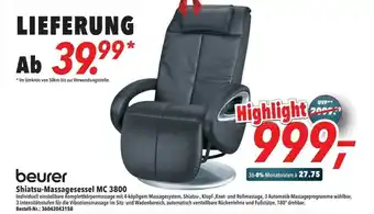 dodenhof Beurer Shiatsu-massagesessel Mc3800 Angebot