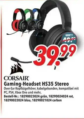 dodenhof Corsair Gaming-headset Hs35 Stereo Angebot