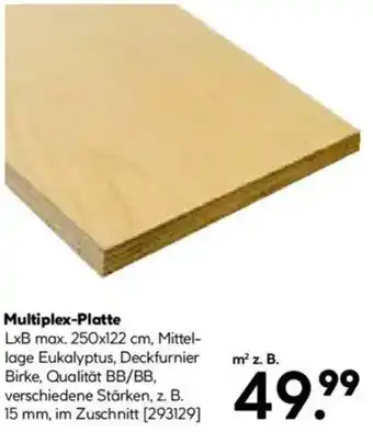 Hellweg Multiplex-Platte Angebot