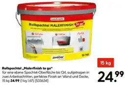 Hellweg Rollspachtel ,,Malerfinish to go" Angebot
