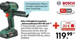 Hellweg BOSCH Akku-Schlagbohrmaschine ,,AdvancedImpact 18V-80 solo" Angebot