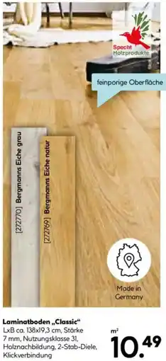 Hellweg Laminatboden ,,Classic" Angebot