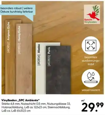 Hellweg Vinylboden ,,SPC Ambiente" Angebot