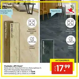 Hellweg Vinylboden ,,SPC Classic" Angebot