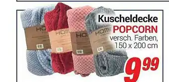 CENTERSHOP Kuscheldecke Popcorn Angebot