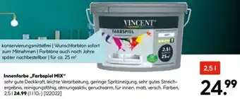 Hellweg VINCENT Innenfarbe ,,Farbspiel MIX" Angebot