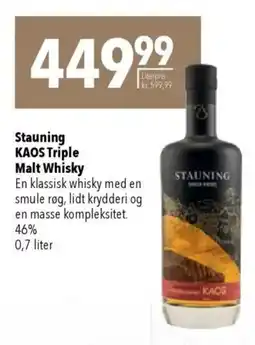 CITTI Markt Stauning KAOS Triple Malt Whisky Angebot