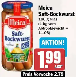 AEZ Meica Saft-Bockwurst Angebot