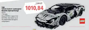 CITTI Markt Lego Technic Control+ Lamborghini Revuelto supersportsvogn 42214 Angebot