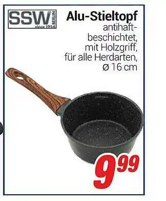 CENTERSHOP Alu-stieltopf Angebot