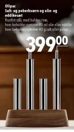 CITTI Markt Olipac Salt- og peberkværn og olie- og eddikesæt Angebot