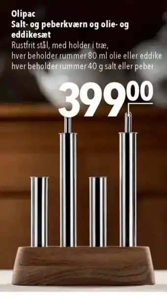 CITTI Markt Olipac Salt- og peberkværn og olie- og eddikesæt Angebot