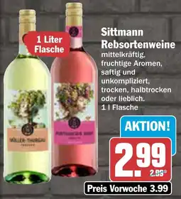 AEZ Sittmann Rebsortenweine Angebot