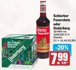 AEZ Schierker Feuerstein oder Underberg Angebot