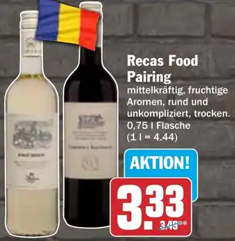 AEZ Recas Food Pairing Angebot