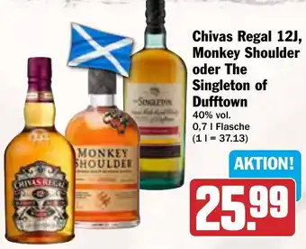 AEZ Chivas Regal 12J, Monkey Shoulder oder The Singleton of Dufftown Angebot