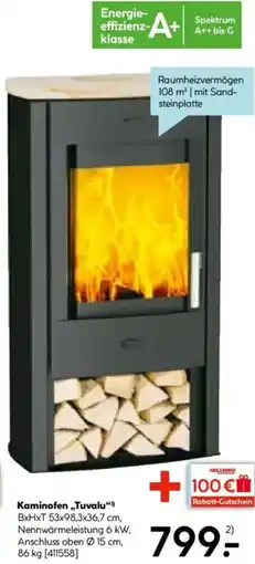 Hellweg Kaminofen „Tuvalu" Angebot