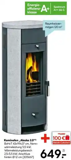 Hellweg Kaminofen ,,Alaska 2.0" Angebot