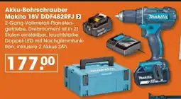 V Baumarkt Akku-Bohrschrauber Makita 18V DDF482RFJ Angebot