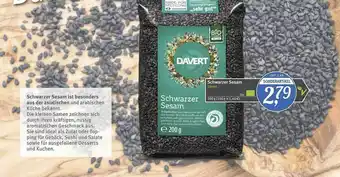 Pro Biomarkt Davert Schwarzer Sesam Angebot