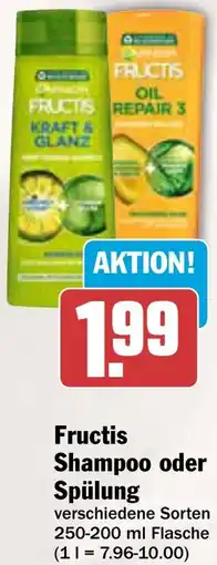 AEZ Fructis Shampoo oder Spülung Angebot