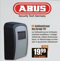 V Baumarkt ABUS Schlüsseltresor Key Garage 707 Angebot
