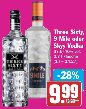 AEZ Three Sixty, 9 Mile oder Skyy Vodka Angebot