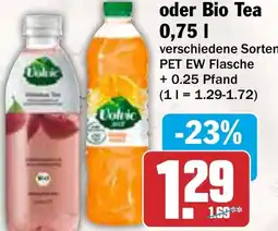 AEZ Volvic Juicy oder Bio Tea Angebot