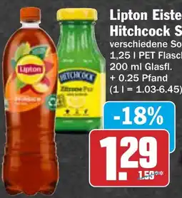 AEZ Lipton Eistee oder Hitchcock Säfte Angebot