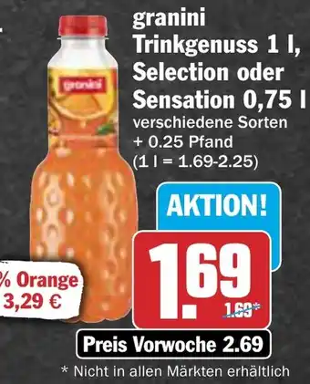 AEZ granini Trinkgenuss, Selection oder Sensation Angebot