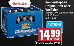 AEZ Weihenstephan Original Hell oder Weißbier Angebot