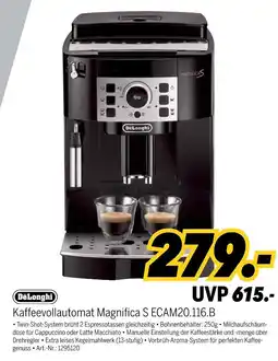 MEDIMAX Delonghi kaffeevollautomat magnifica s ecam20.116.b Angebot