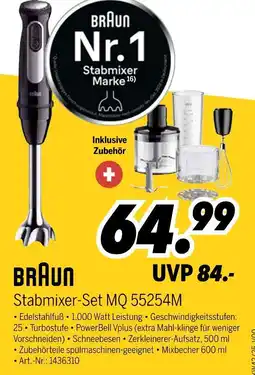 MEDIMAX Braun stabmixer-set mq 55254m Angebot