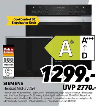 MEDIMAX Siemens herdset mkp3vc64 Angebot