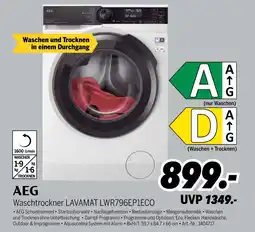 MEDIMAX Aeg waschtrockner lavamat lwr796ep1eco Angebot